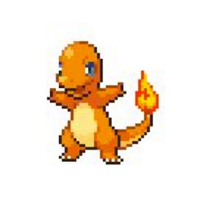 Charmander kruissteekpatroon
