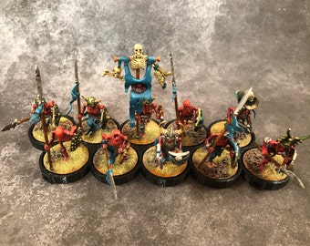 25mm plateau de jeu de guerre mouvement 10 x avec des trous pour les aimants.  Warhammer Age de Sigmar et 40 000 Warhammer 40K et AoS.