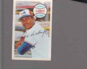 1970 Kelloggs 66 Jose Laboy Expos sharp NRMT-MT no cracks