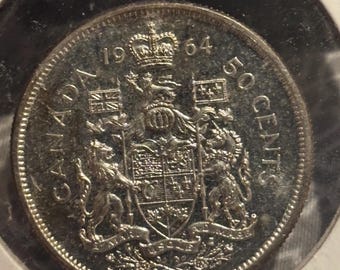 Canada 1964 silver half dollar