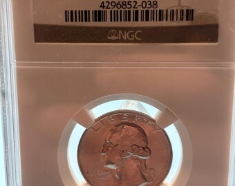 1956 P quarter NGC ms64 silver