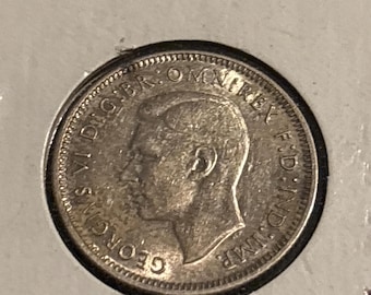 Australia 1943 s shilling silver