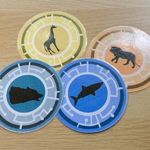 Set 2 of 3 - 24 Printable Creature Discs for DIY Fun!