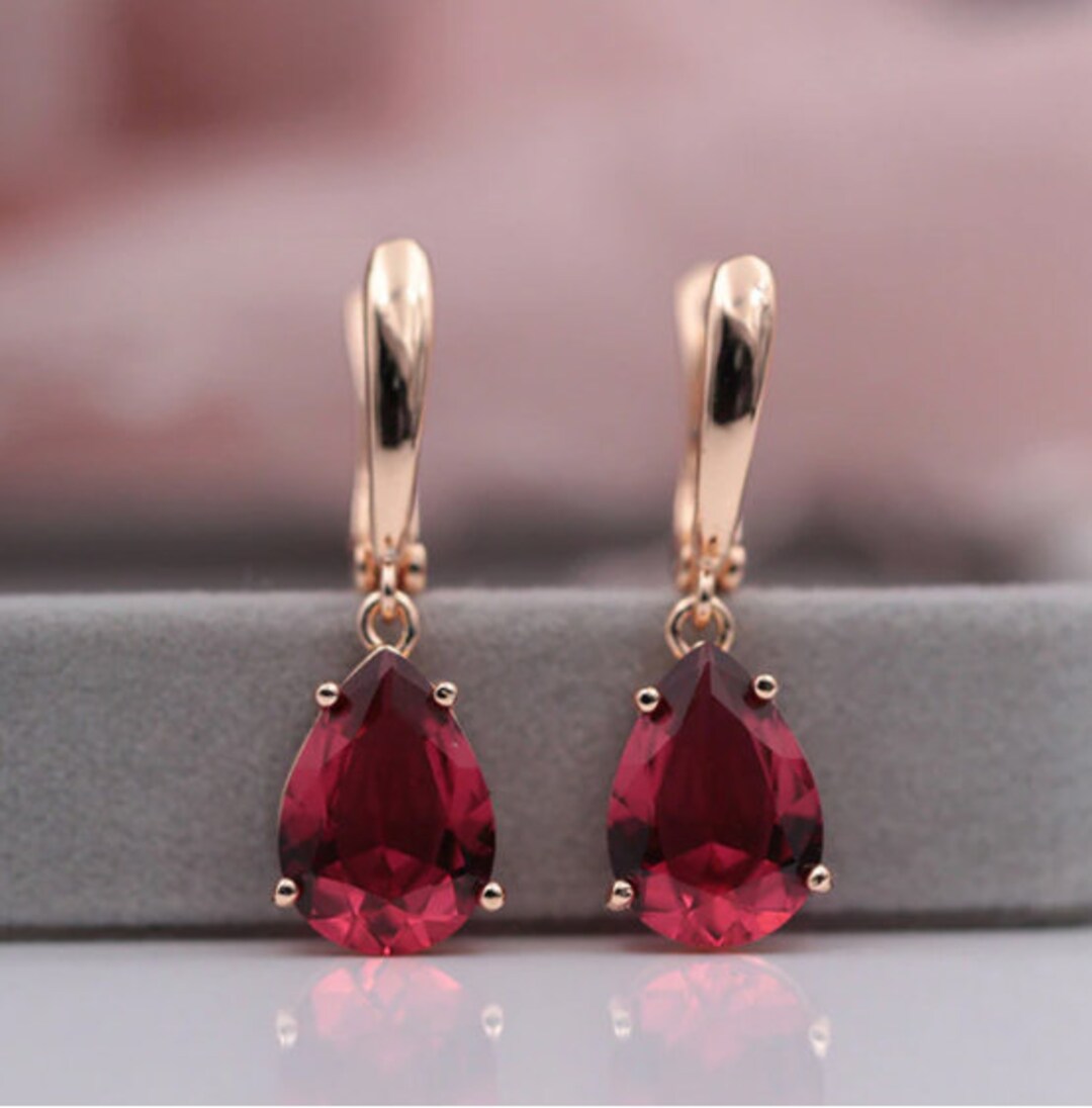 Julia X Swarovski Crystal Drop Earrings/ Bridal Jewelry/ - Etsy