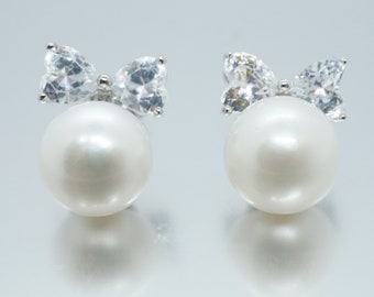 2021 Fashion Pearl Crystal Earrings Stud Drop Dangle Women Wedding Jewelry Gifts