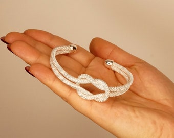 Sterling Silver Knot Bracelet - Perfect Friendship & Wedding Gift