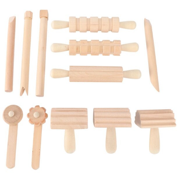 Wooden Play Dough Tools Wood Sensory Tools, Doh Kit, Montessori, Toddler  Kit, Playdough Eco Tools Sensory Rice Bin Playroom Flisat Trofast 