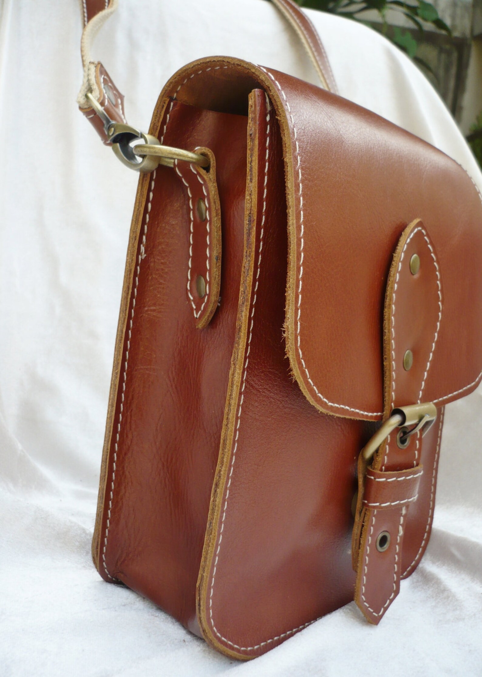 Unisex Leather Cross Body Bag Shoulder Bag Leather Bag Etsy