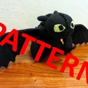 Toothless Plush Pattern