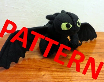 Toothless Plush Pattern
