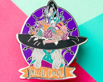 Witch Craft Enamel Pin | Halloween Jewelry | Gifts for Crafters