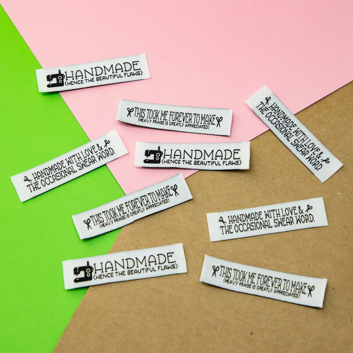 Funny Sewing Labels Woven Labels Clothing Labels Sewing Etsy