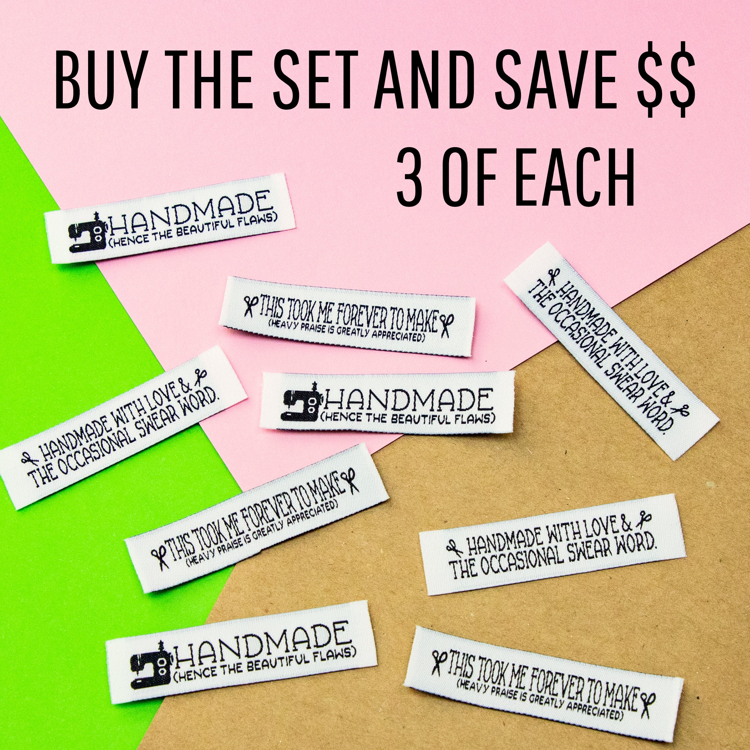 Funny Sewing Labels Woven Labels Clothing Labels Sewing Etsy Australia