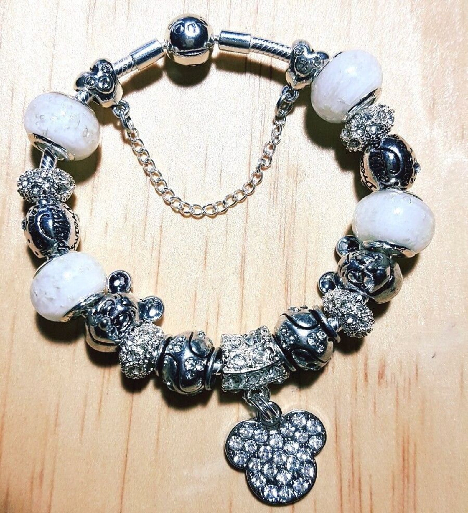 Authentic Pandora Bracelet Mickey Mouse Bracelet | Etsy