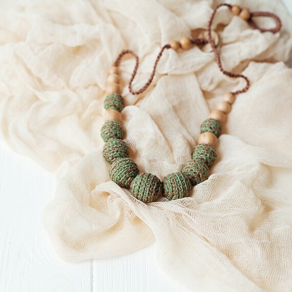 teething beads necklace