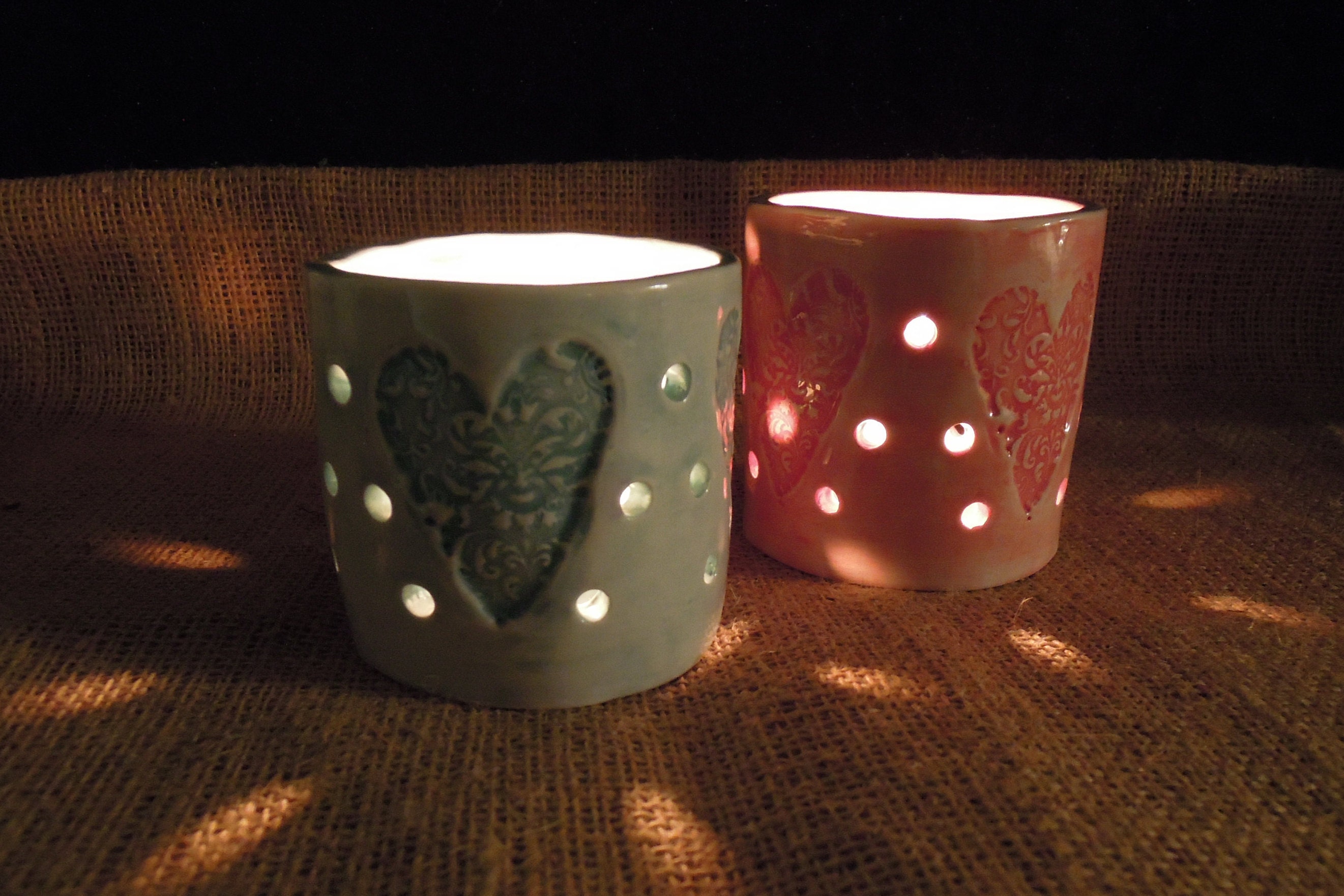Ceramic Tea Light Holder Etsy