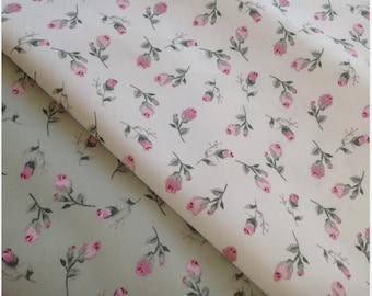 Rose & Hubble Tilida Floral Print, 100% Cotton Poplin Fabric