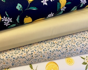 20 Jelly Roll Strips Rose and Hubble , 100% Cotton Poplin Fabric, ( LM04 ) - UK Seller