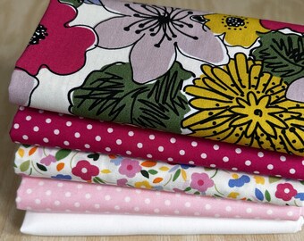 20 Jelly Roll Strips Rose and Hubble , 100% Cotton Poplin Fabric, ( L03 ) - UK Seller