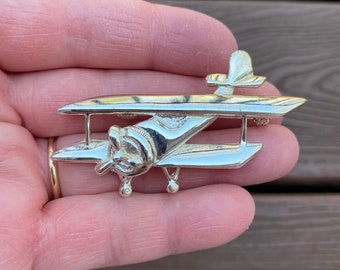 lapel pin badge tie pin brooch accessory 913L Sea plan aeroplane plane pilot gift boutonniere