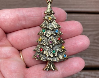 Bj Christmas Brooch Etsy