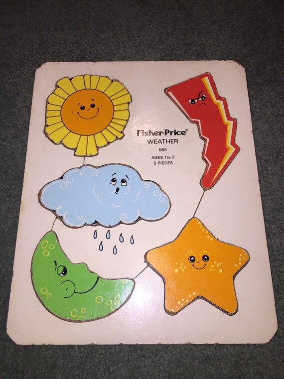 fisher price wooden puzzles