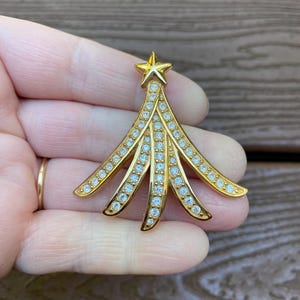 Swarovski Tree Pin Etsy