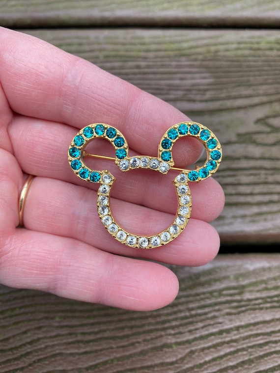 Vintage Jewelry Signed Disney Beautiful Gold Tone 