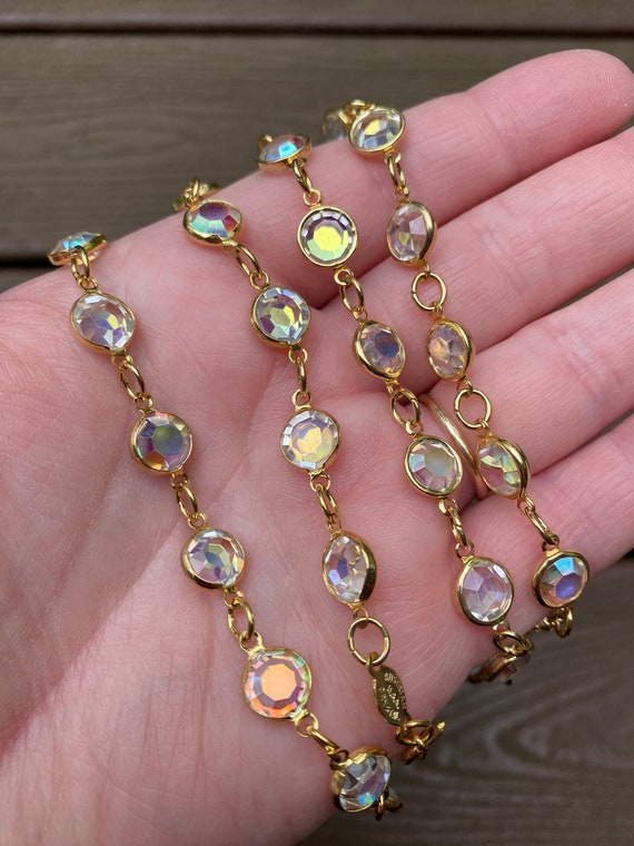 Vintage Jewelry Signed Rafaelian Beautiful Aurora 