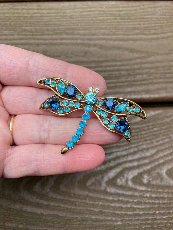 Vintage Jewelry Vintage Dragonfly Pin Dragonfly Pin Brooch Pendant