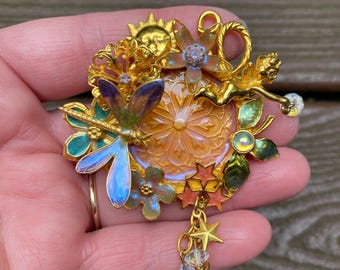 Stunning Kirk's Folly Fairy Brooch - Etsy