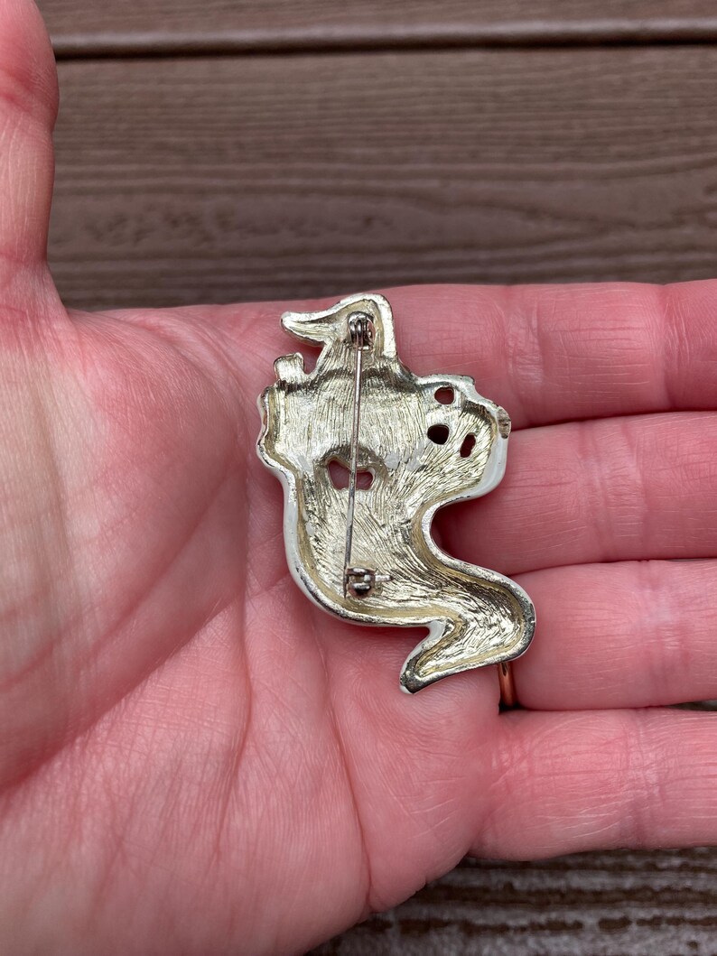 Vintage Jewelry Adorable Enamel Boo Ghost Halloween Pin Brooch - Etsy