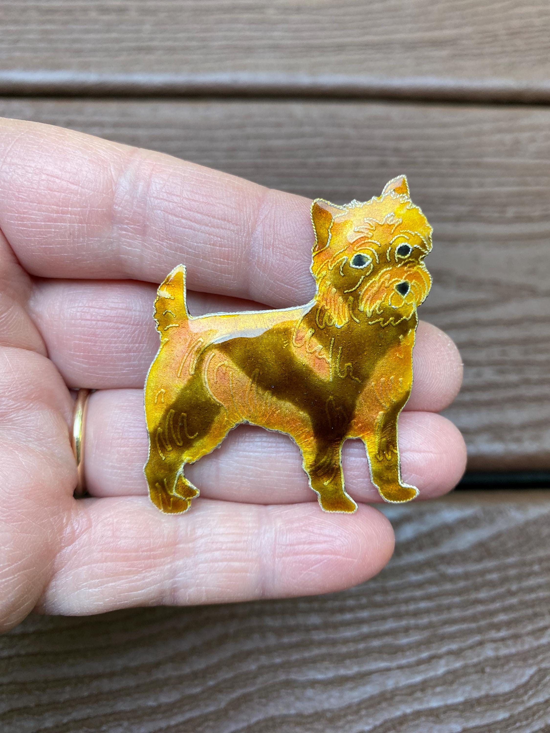 Sterling Dog Pin