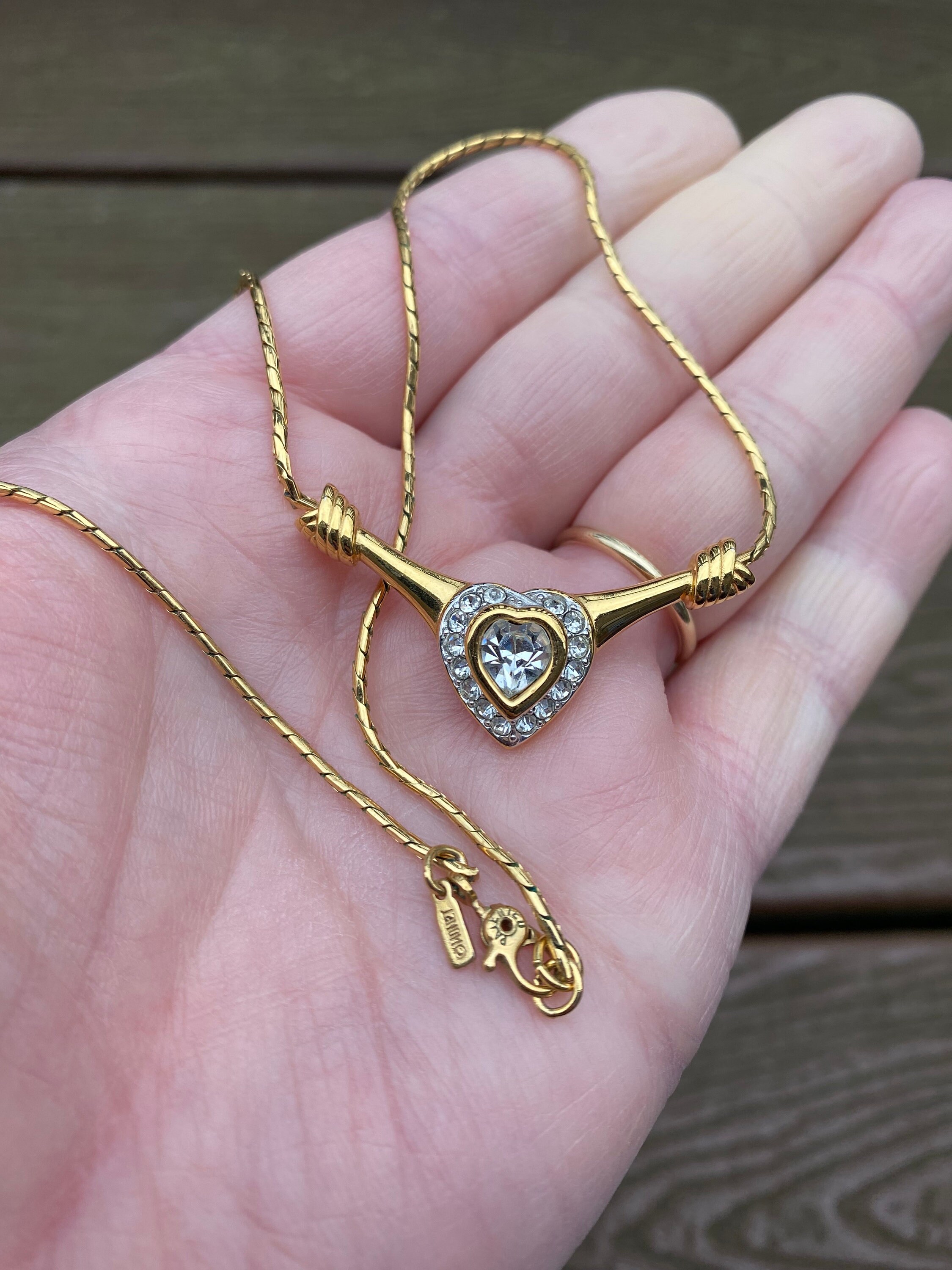 Vintage Jewelry Signed Monet Exquisite Gold Tone and