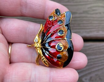 【ビンテージ】 マイケルミショーWater Lilies ブローチ Vintage Jewelry Gorgeous Michael Michaud Water Lilies Lily Pad
