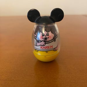 Vintage Hasbro Weebles Weeble Karen per il set da gioco Mickey Mouse Clubhouse