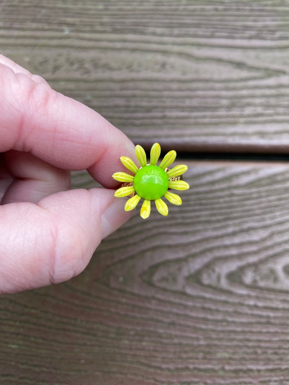 Vintage Jewelry Beautiful Mid Century Yellow and … - image 1