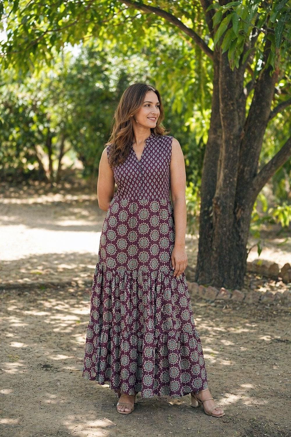 drapey maxi dress Shona Joy - Aby Jersey Draped Maxi Dress