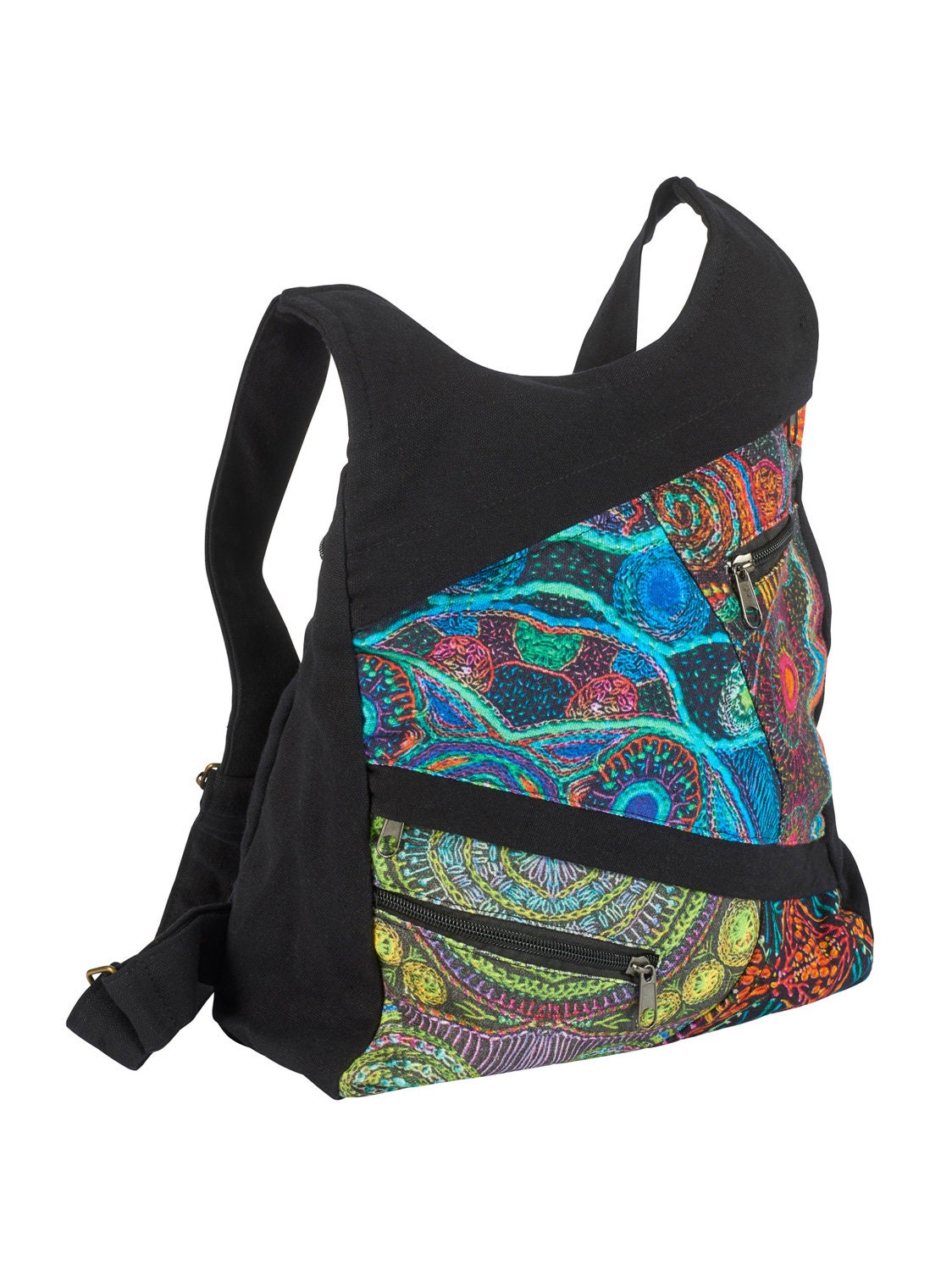 NWT.  Hippie Boho Patchwork Backpack.  01BL Bags | Nwt Hippie Boho Patchwork Backpack 1bl Bp25 | Poshmark main image 3