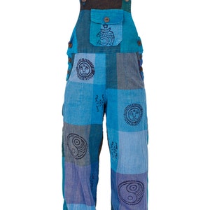 Children patchwork dungarees image 3