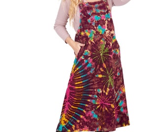 longer length pinafore dress