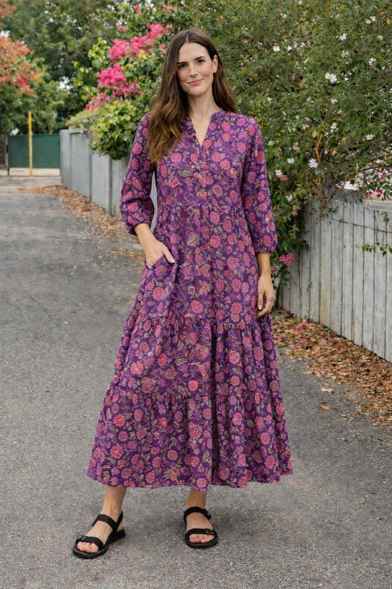 chinese dress ladies Maxi Dress – Classic Strap with Pockets Ibiza Blue / M/L main image 0