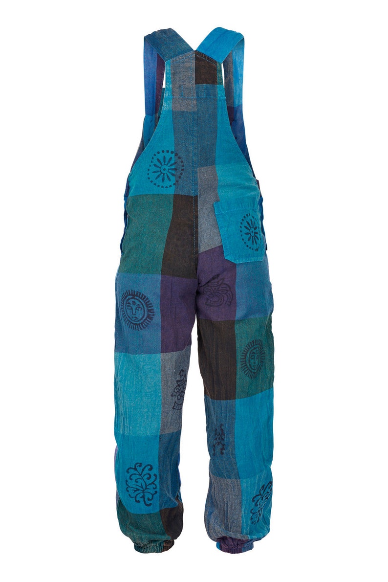 Children patchwork dungarees image 4