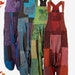 Patchwork Harem Dungarees with pockets available up to PLUS size