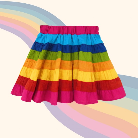 Cotton on rainbow skirt deals