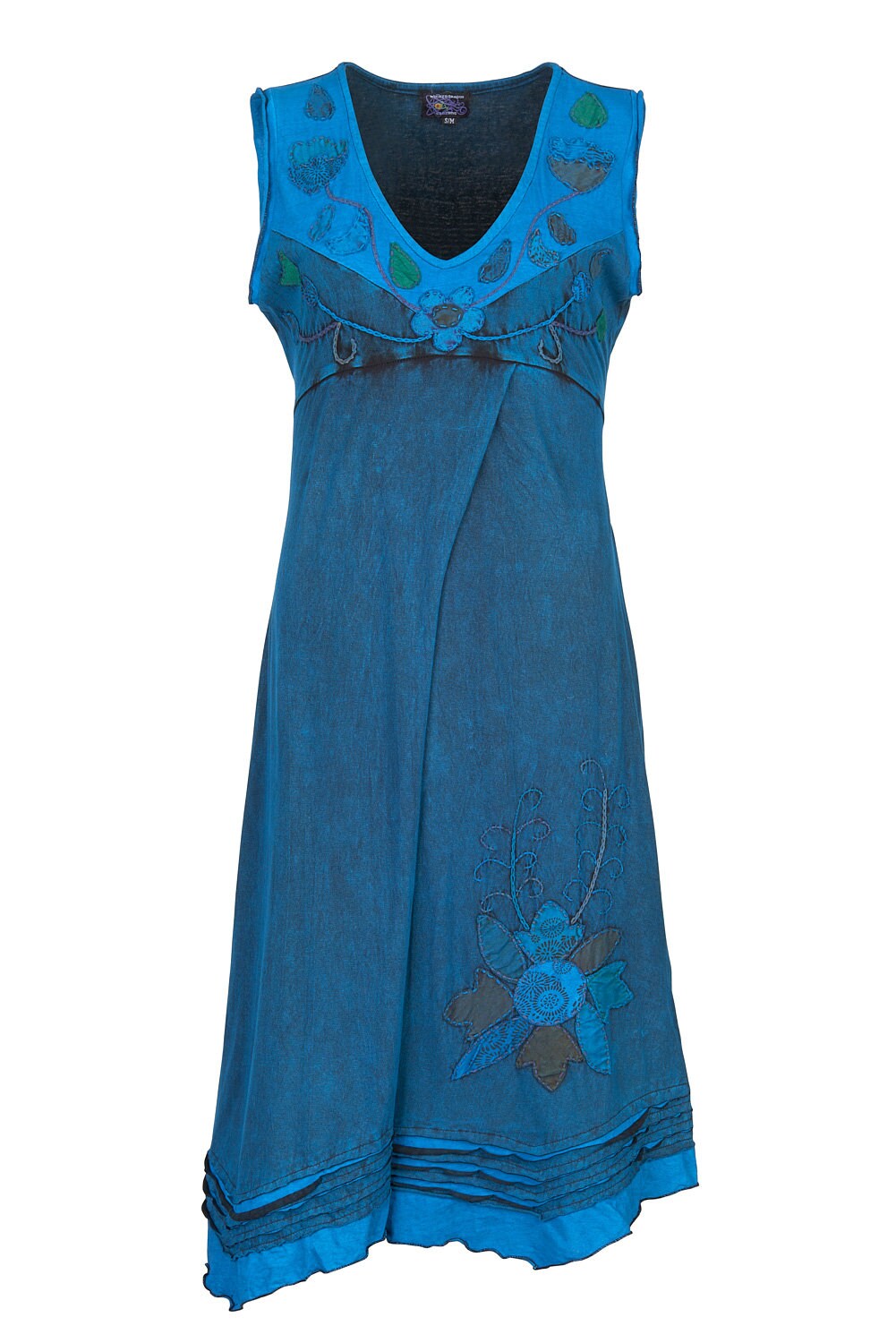 Mid Length Sleeveless Flower Dress up to PLUS Size Bohemian Etsy UK