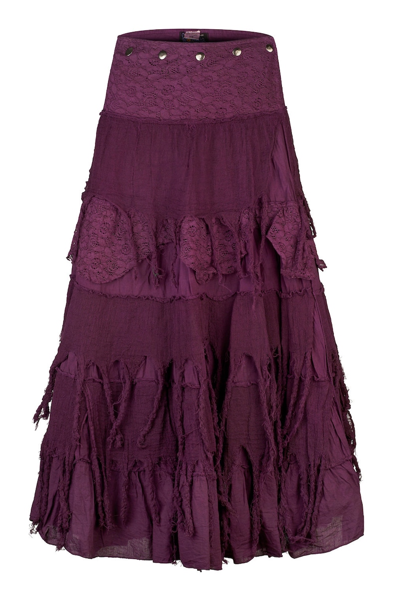 Gothic Style Skirt Hippie and Fairy Festival Clothing Psy Etsy
