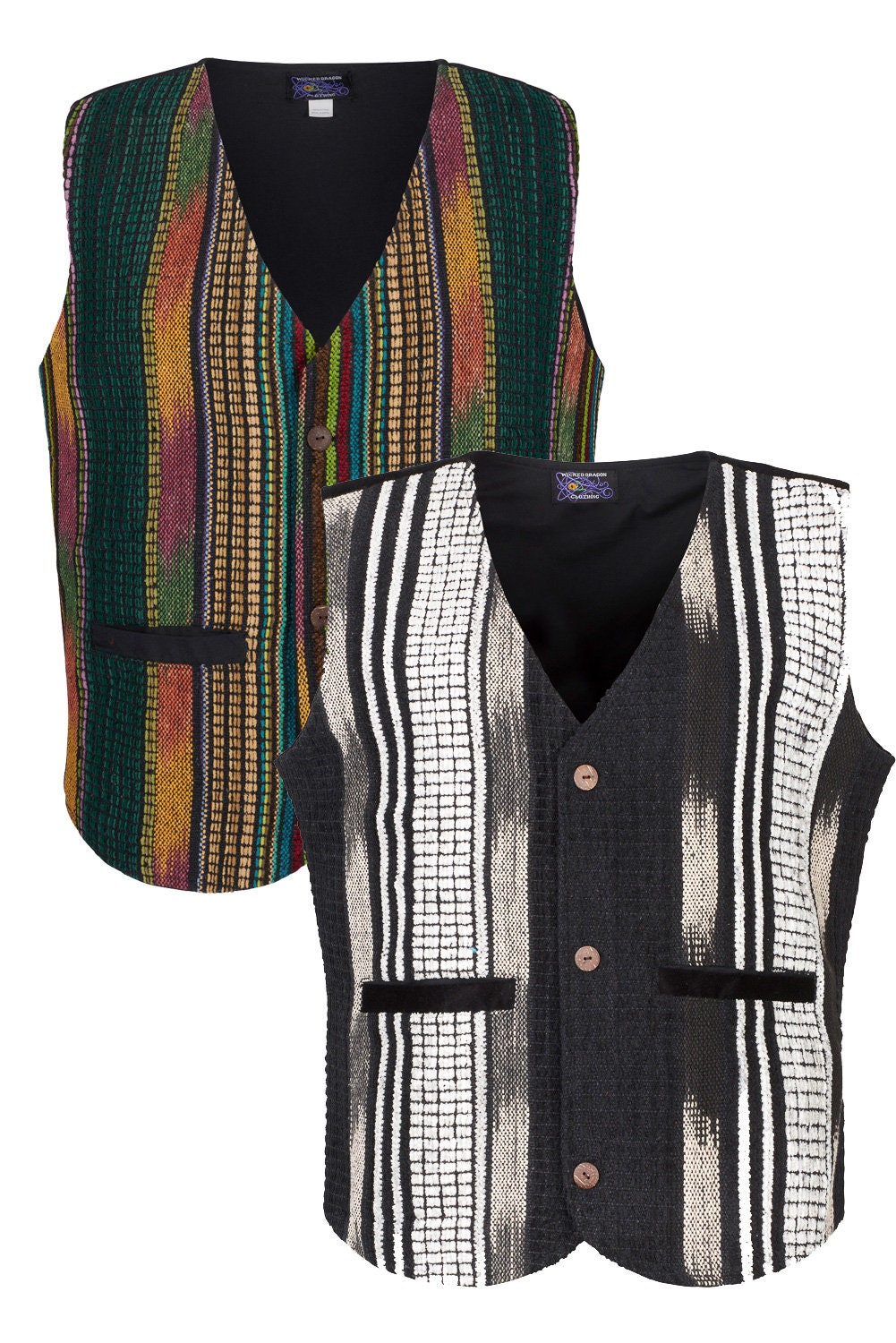 Image of Mens Woven Cotton Waistcoat Up To Plus Size