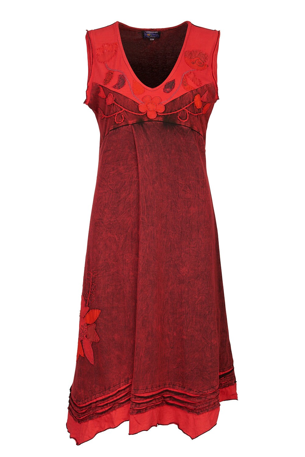 Mid Length Sleeveless Flower Dress up to PLUS Size Bohemian Etsy Canada