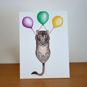 Degu-Grußkarte, Degu-Geburtstagskarte-Design, Degu-Feier-Karte, Degu-Besitzer, Degu-Liebhaber